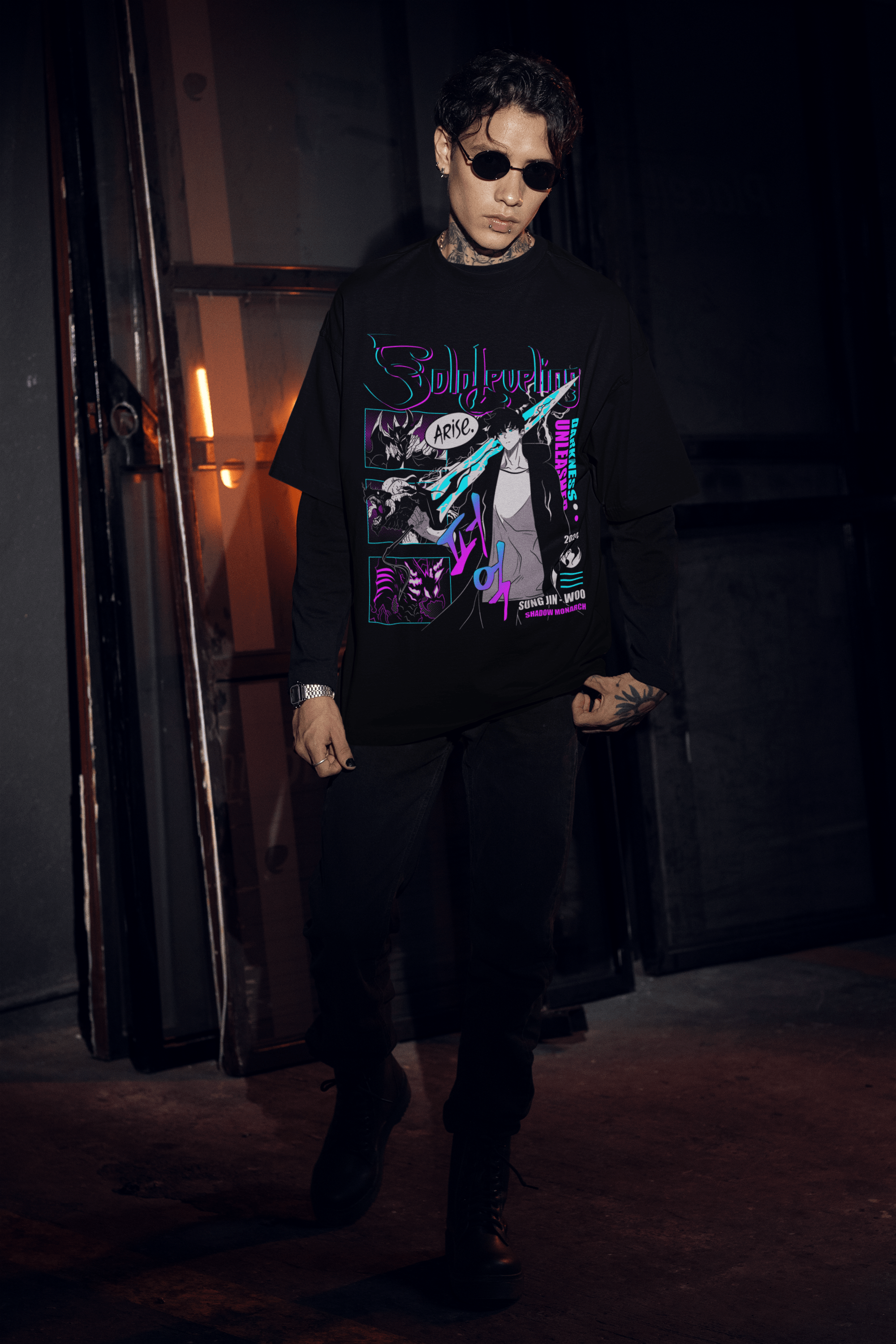 Solo Leveling Arise Oversize Premium T-shirt