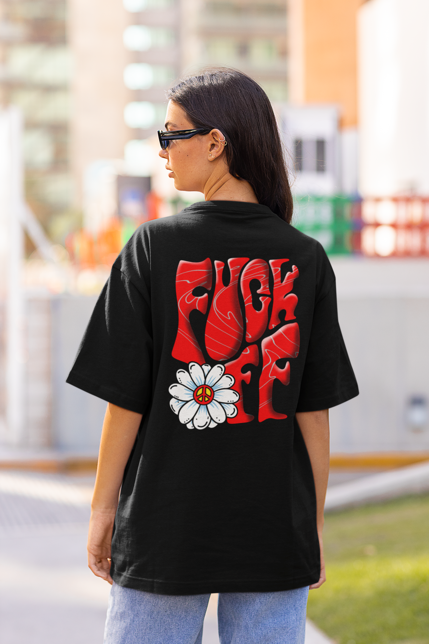 Fuck Off Oversize Premium T-shirt